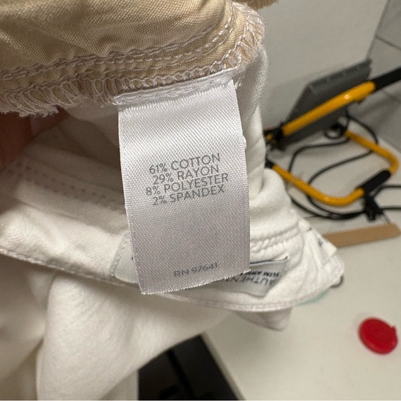 J Jill Denim Authentic Fit Slim Ankle White Jeans 6 - Picture 15 of 15